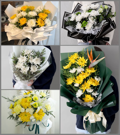 湖南怀化辰溪县龙泉岩乡白事花束代送